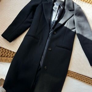 Abercrombie & Fitch Black Pea Coat